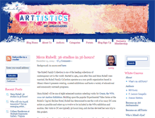 Tablet Screenshot of blog.art-tistics.com