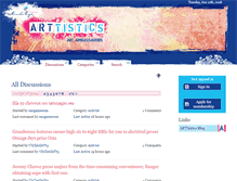 Tablet Screenshot of forum.art-tistics.com